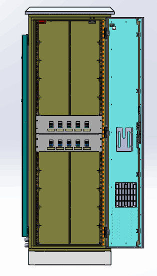 Lityum Demir Pil IP55 Dış Dolap 240V AC Isıtıcı 10 Adet Pil Modülleri ile
