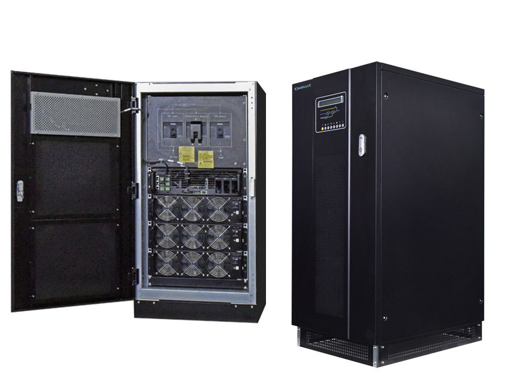 30KVA Online Modüler UPS Sistemi Dengesiz Yük için Üç Fazlı Düşük Sesli Gürültü