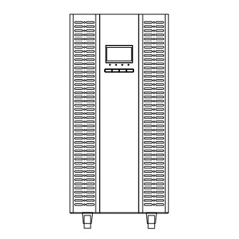 2 Dönüşüm Çevrimiçi Yüksek Frekanslı UPS Sıfır Aktarım Çevrimiçi Ups Sistemi